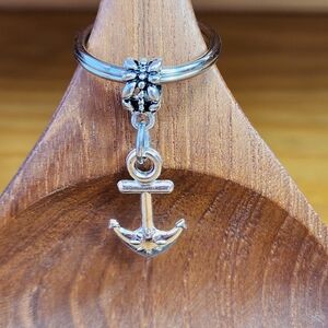 Anchor Boating Nautical Keyring Keychain Handmade